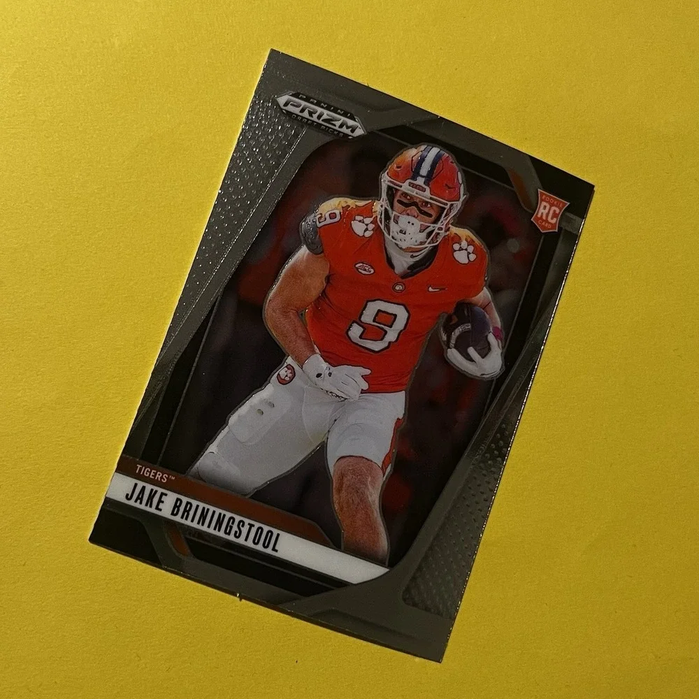 2025 Panini Prizm Draft Picks Jake Briningstool RC #18 Clemson Tigers Rookie